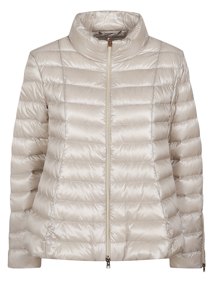 Herno Coats Beige Polyamide