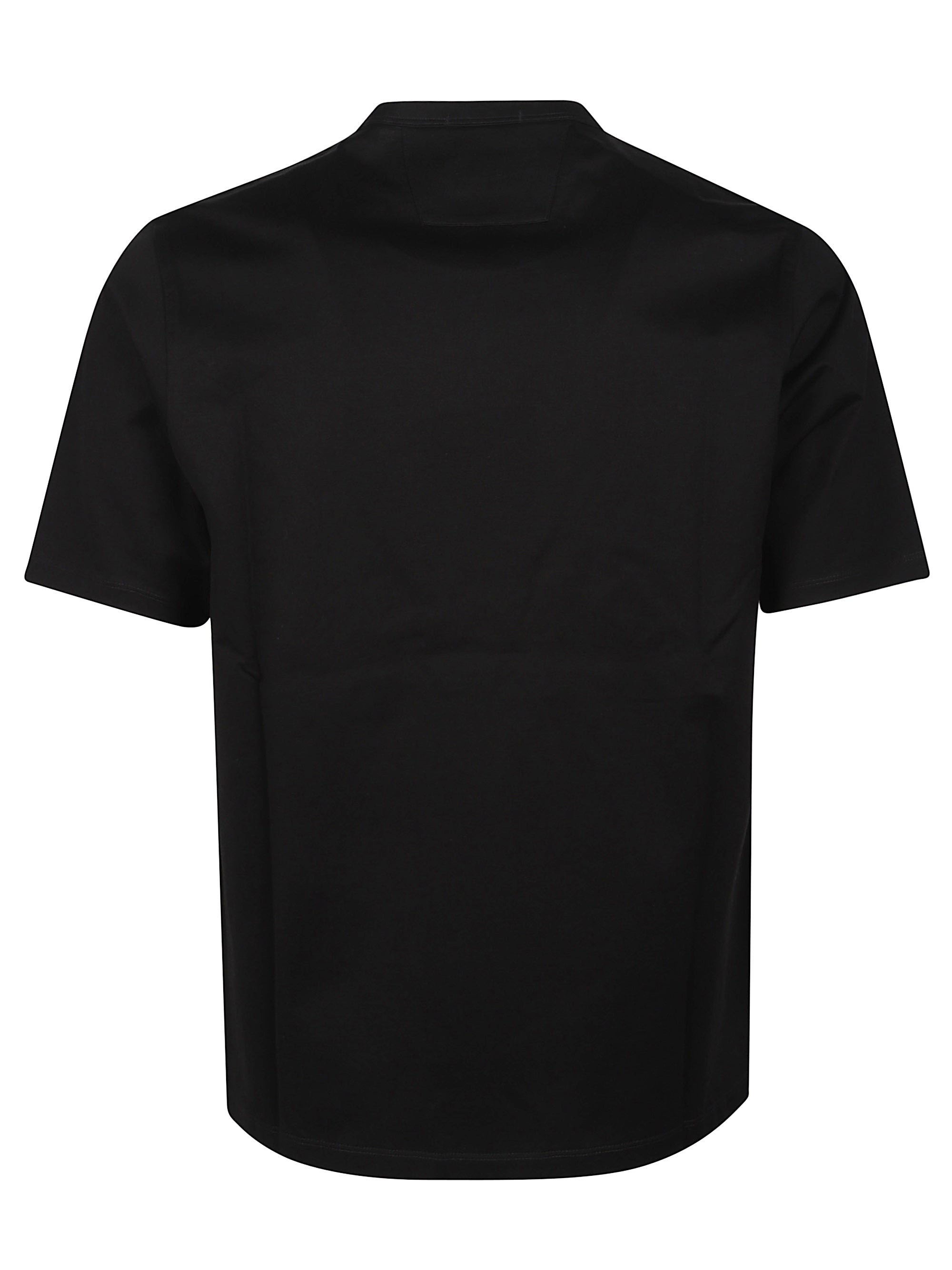 C.p. Company T-Shirts And Polos Black Cotton