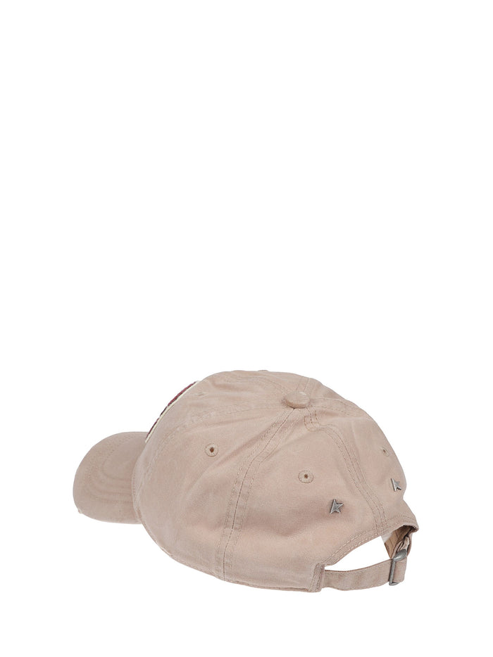 Golden Goose Hats Beige Cotton