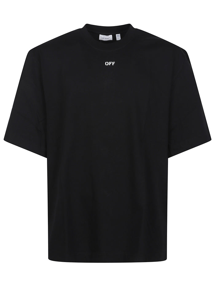 Off White T-shirts and Polos Black Cotton