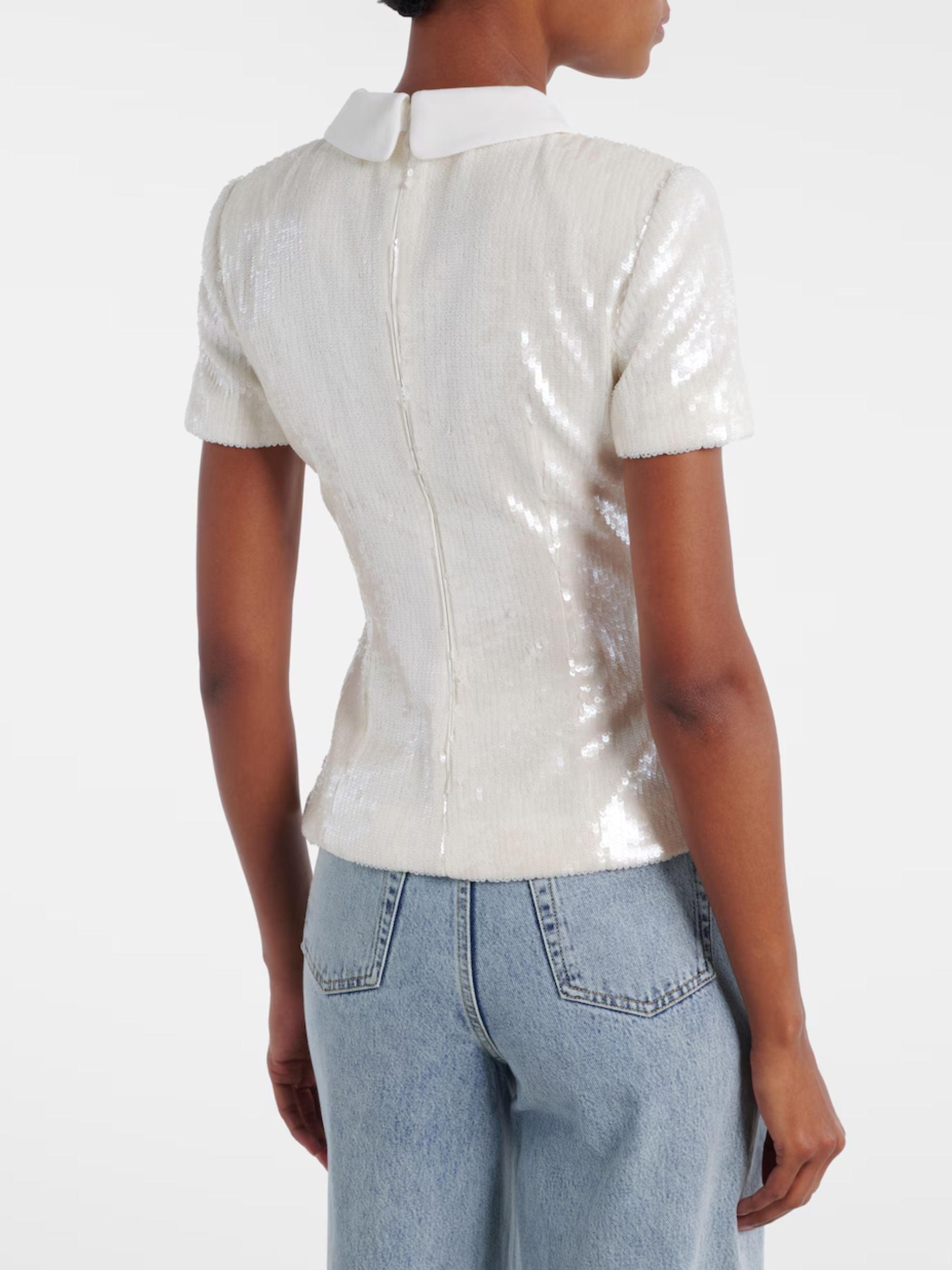 SELF PORTRAIT Top White Pes