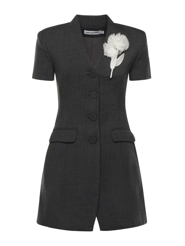 Self Portrait Dresses Grey