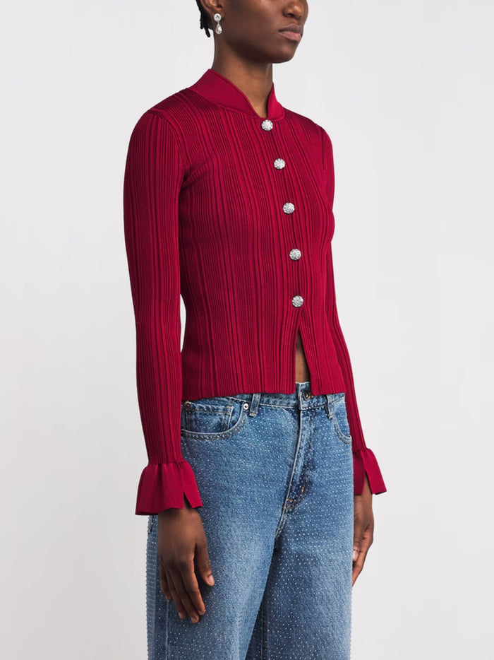 Self Portrait Sweaters Red