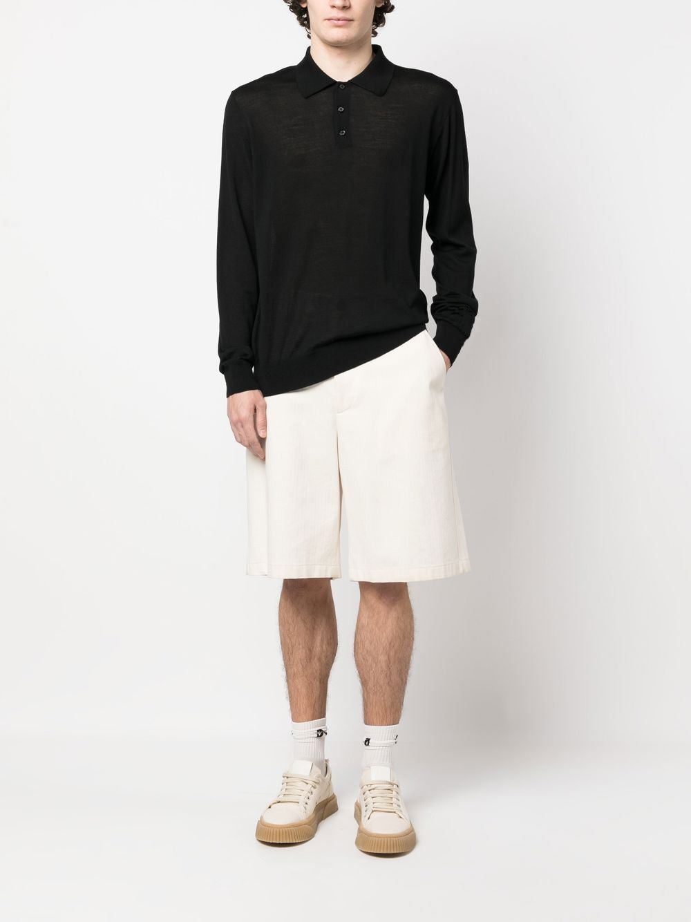 Golden Goose Sweaters Black Wool Virgin