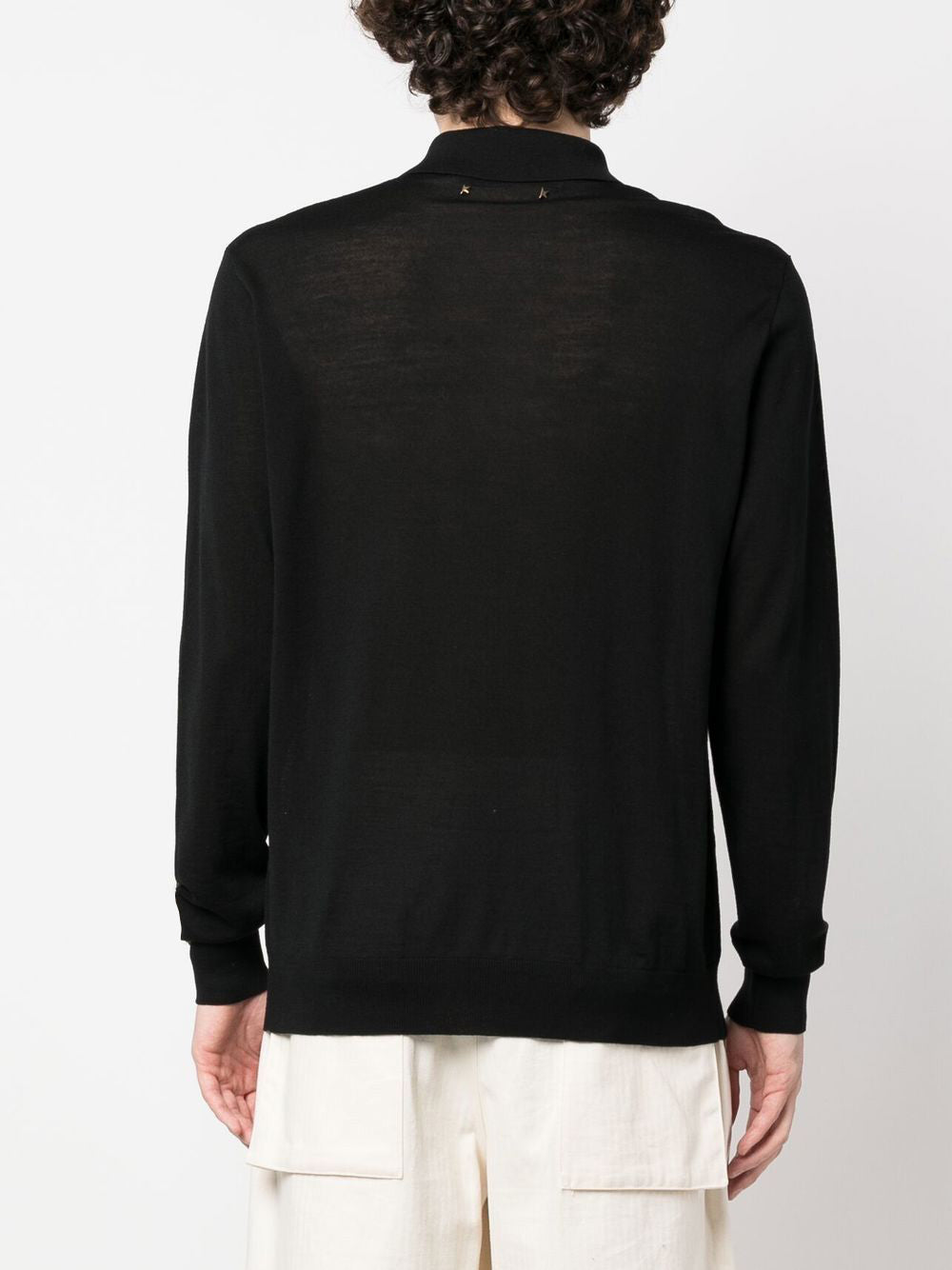 Golden Goose Sweaters Black Wool Virgin