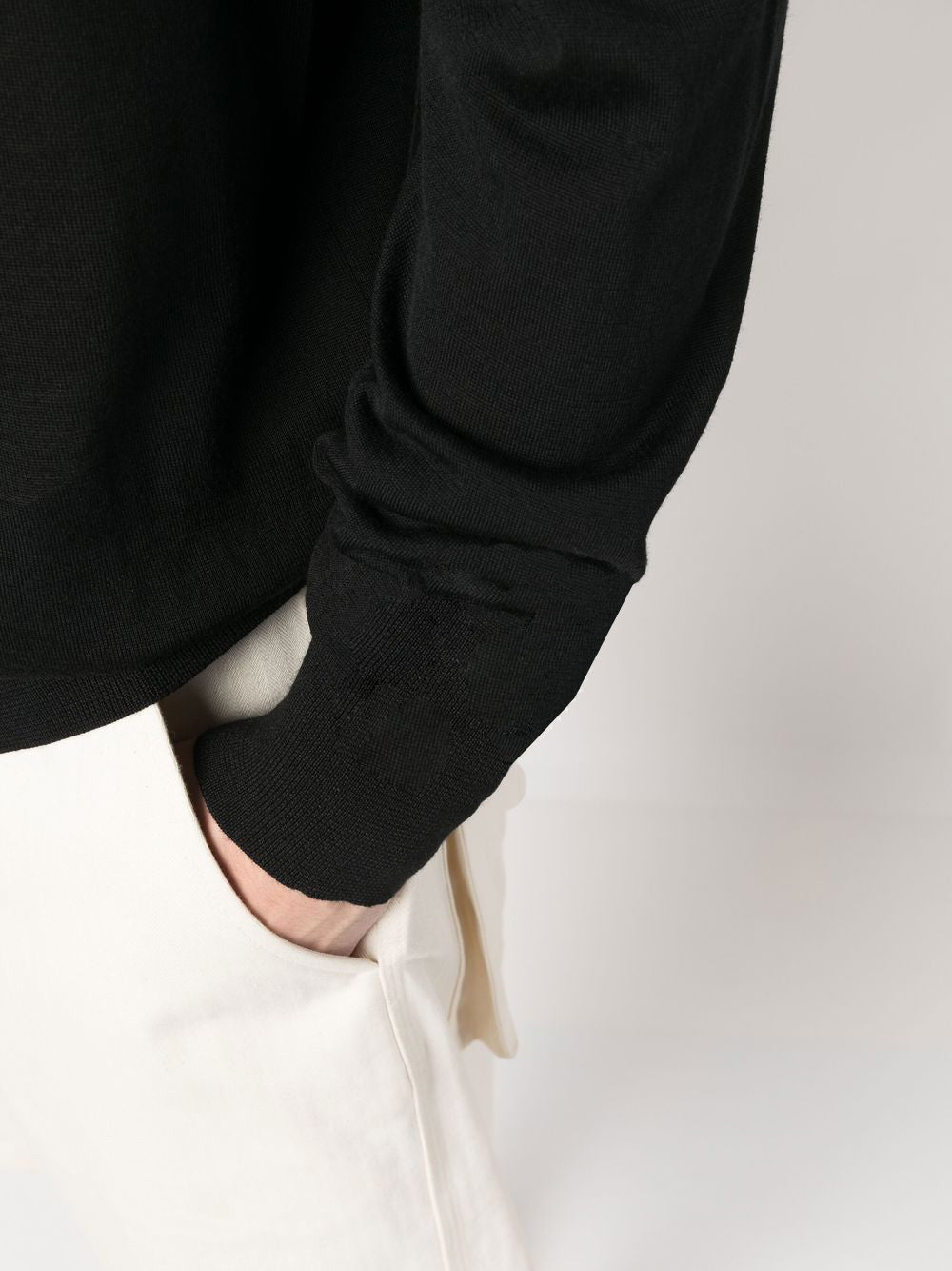 Golden Goose Sweaters Black Wool Virgin