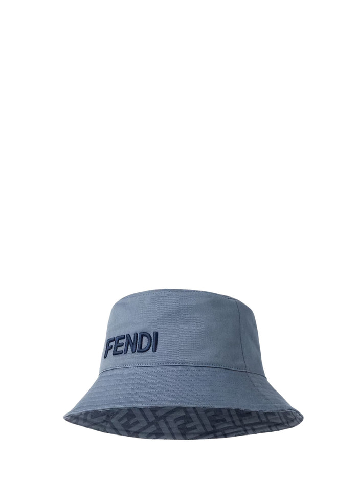 Fendi Hats Denim Scuro Polyester Cotton