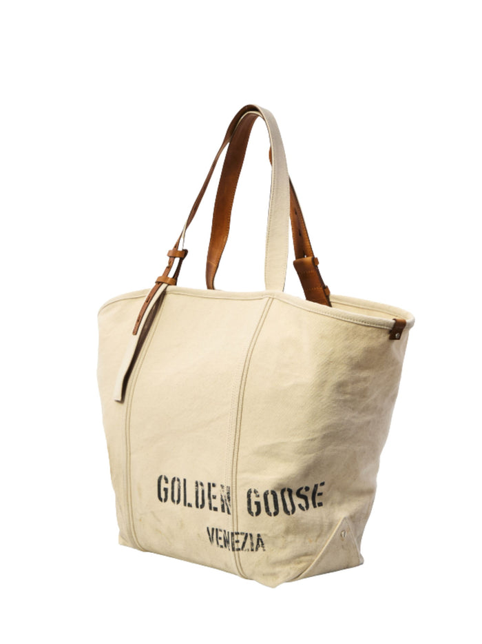 Golden Goose Bags Beige Cotton