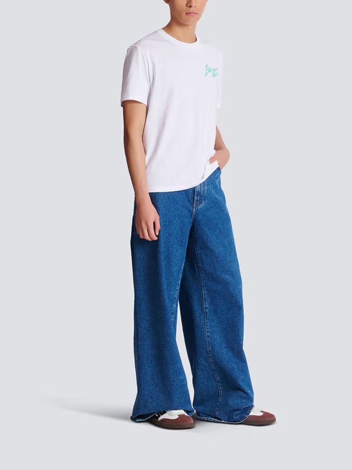 Balmain T-shirts and Polos White Cotton