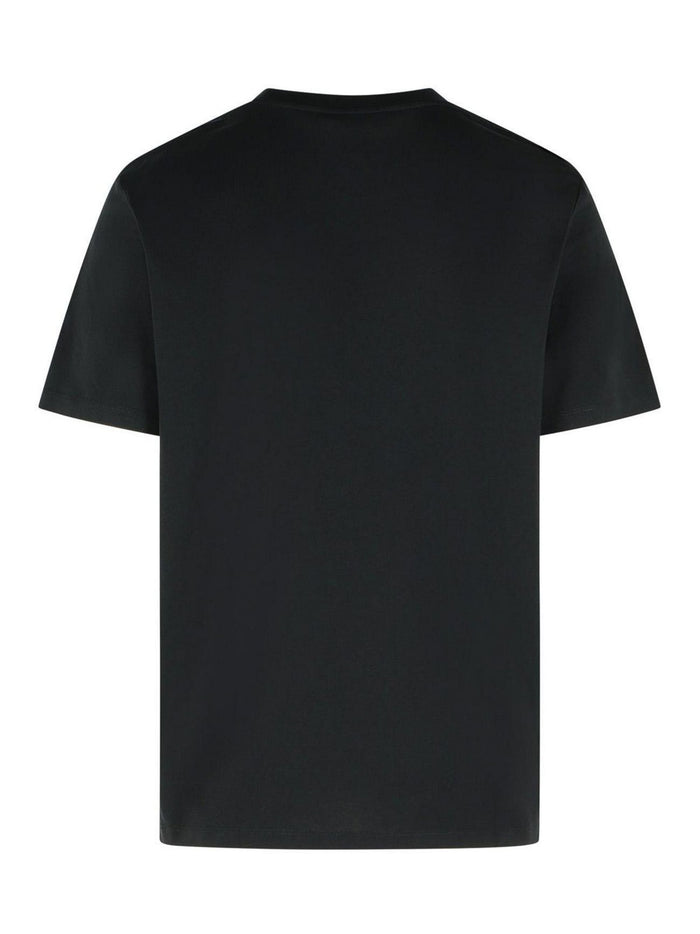 Balmain T-Shirts And Polos Black Cotton