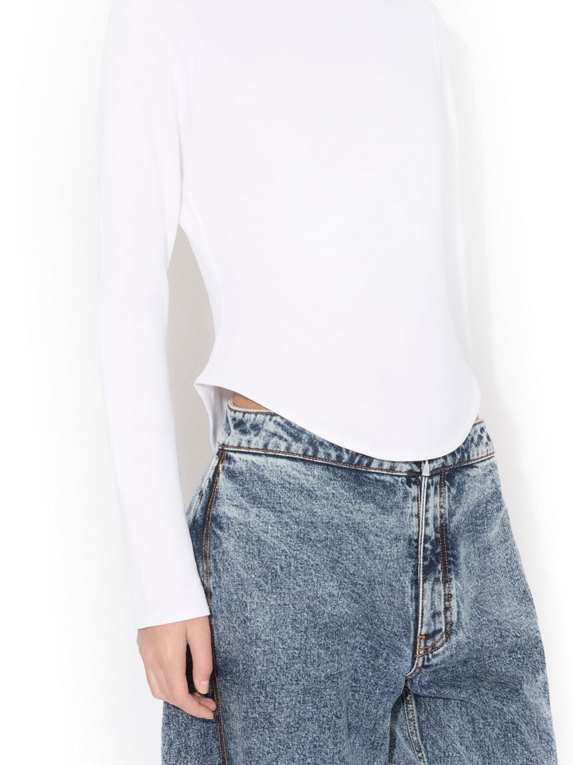 Alaia Jeans Denim Cotton Polyurethane