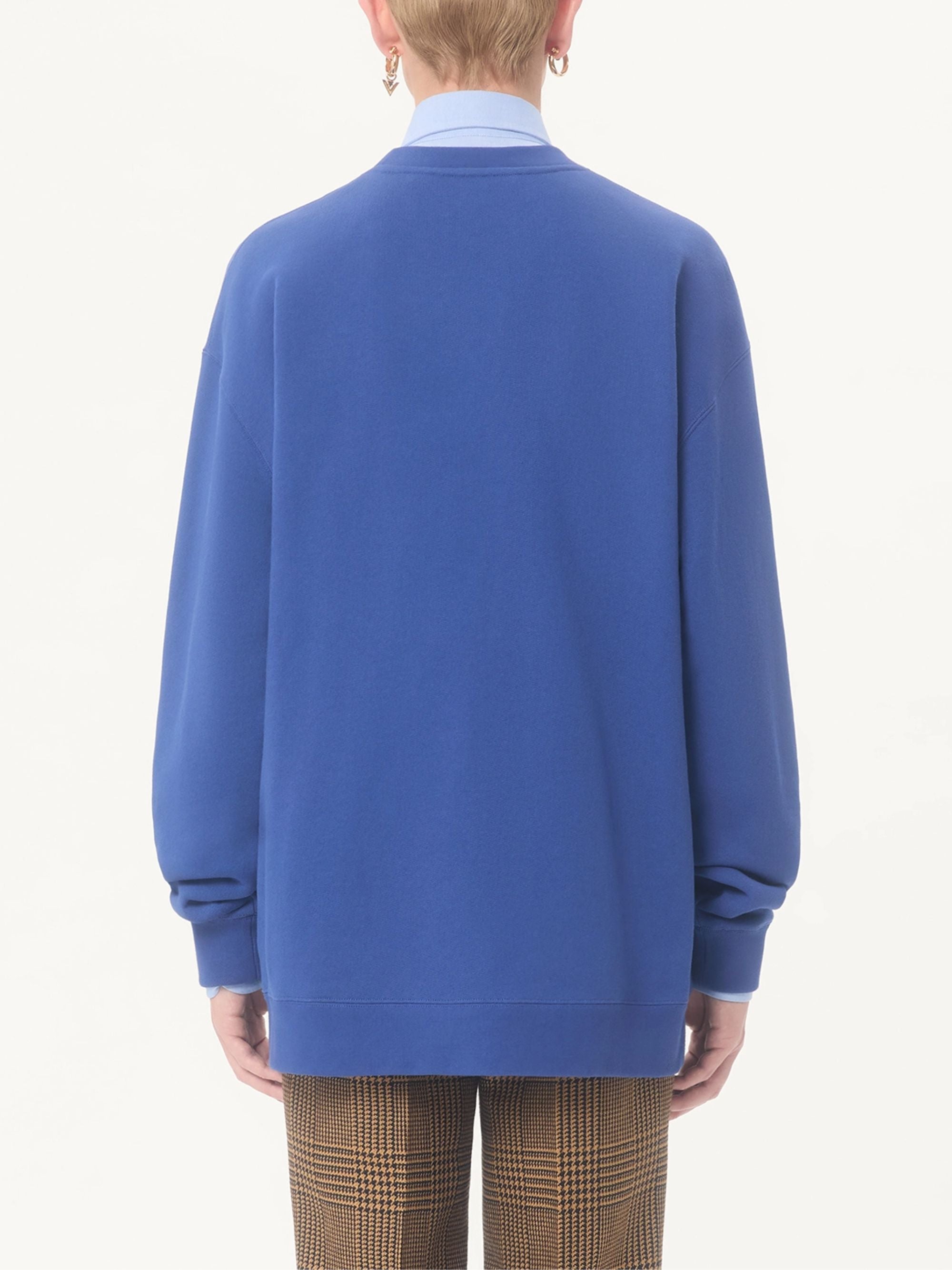 Valentino Sweaters Blue Cotton