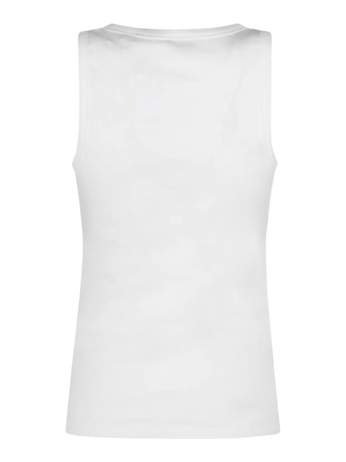 Burberry Top White Cotton Elastane