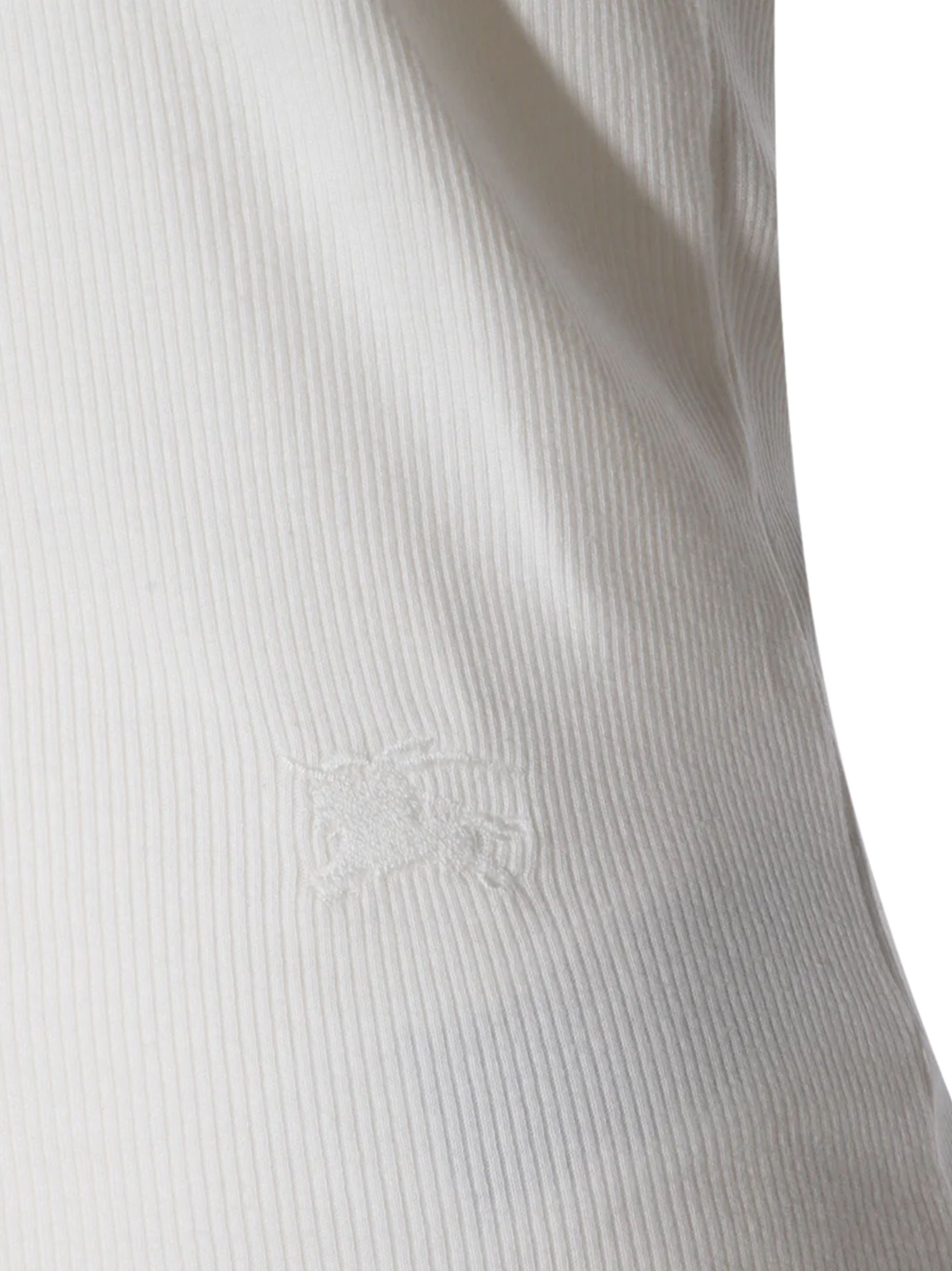 Burberry Top White Cotton Elastane