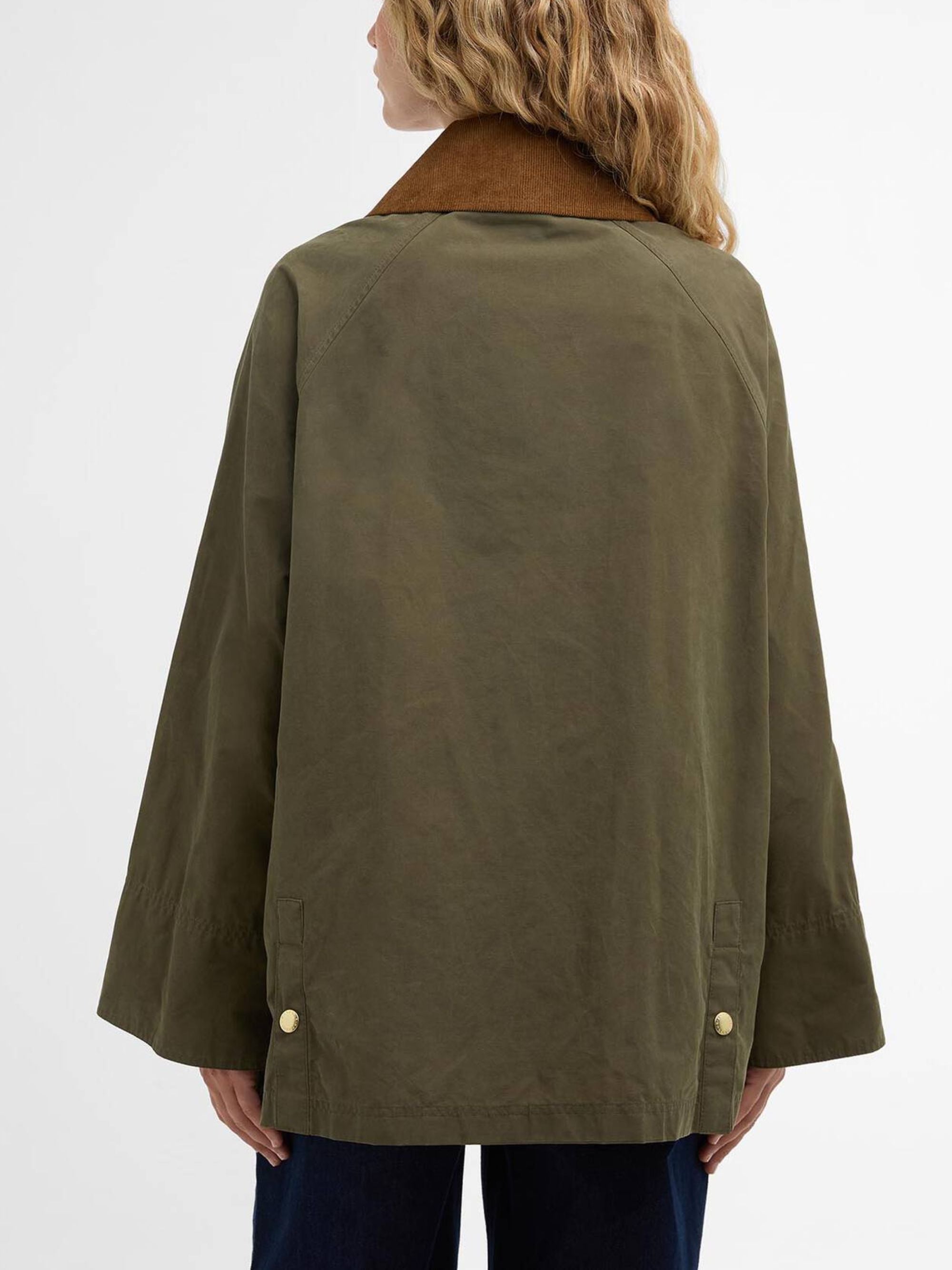 Barbour Coats Green Cotton Polyamide
