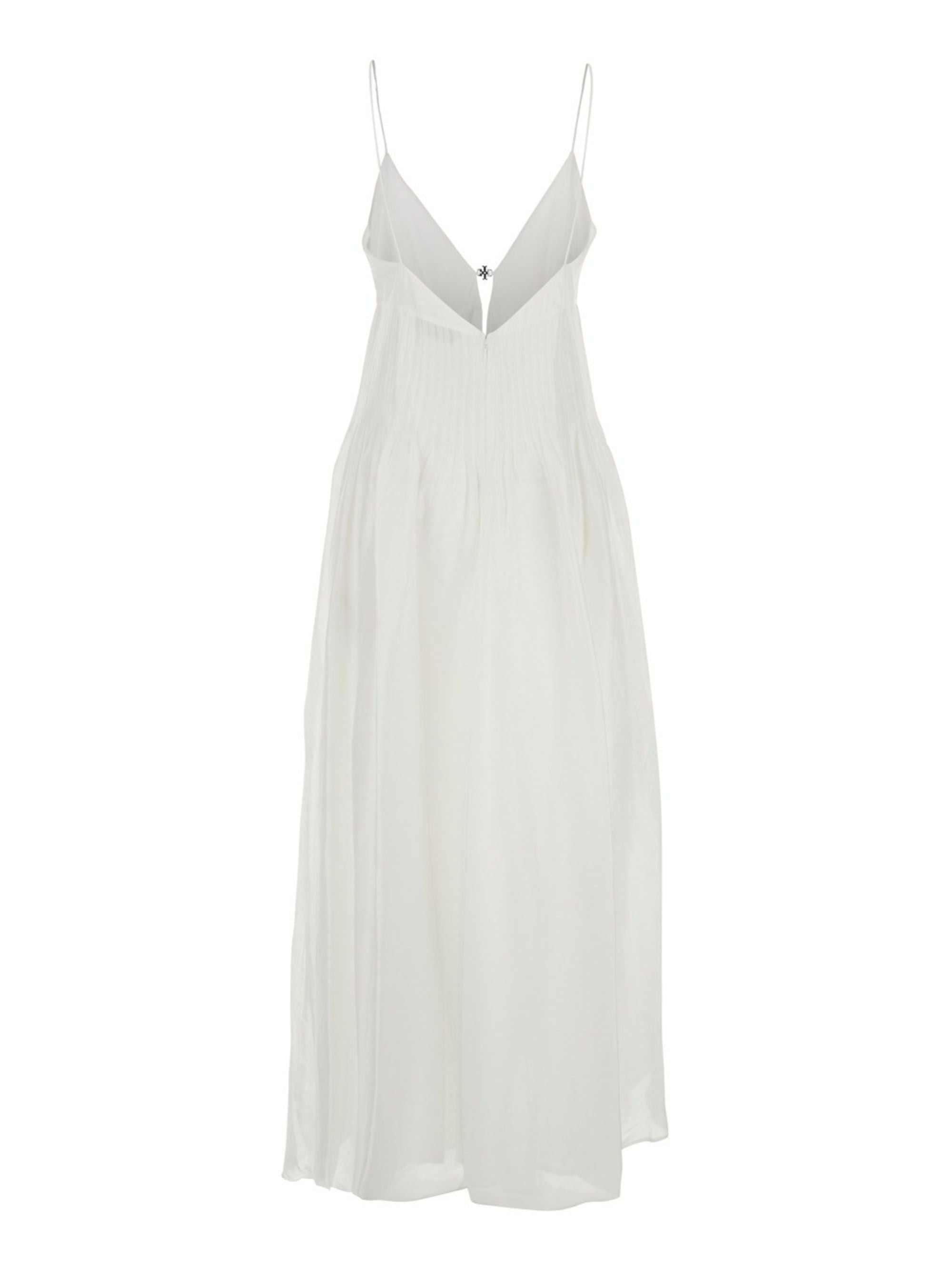 Tory Burch Dresses White Linen Silk