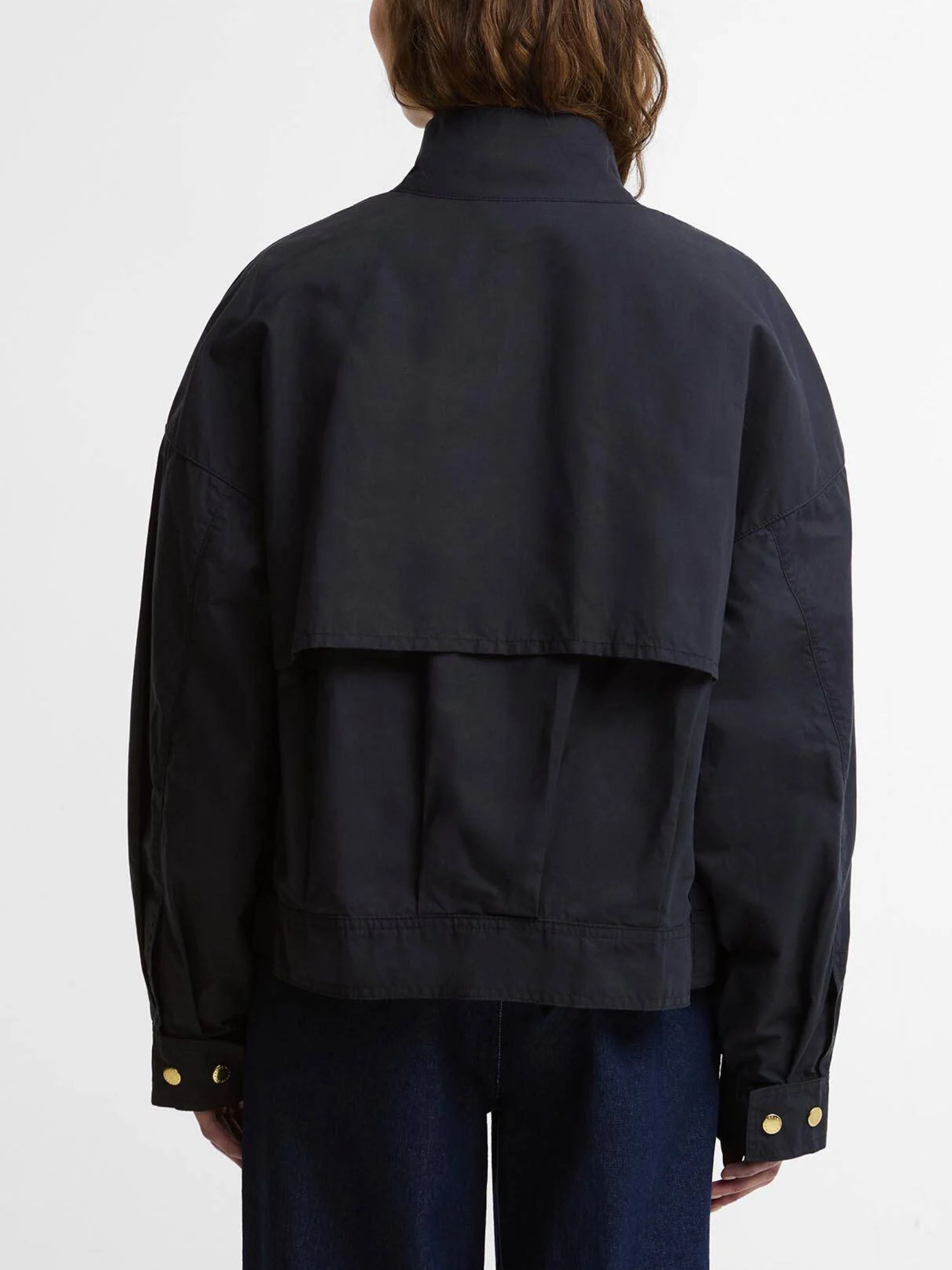 Barbour Coats Blue Cotton