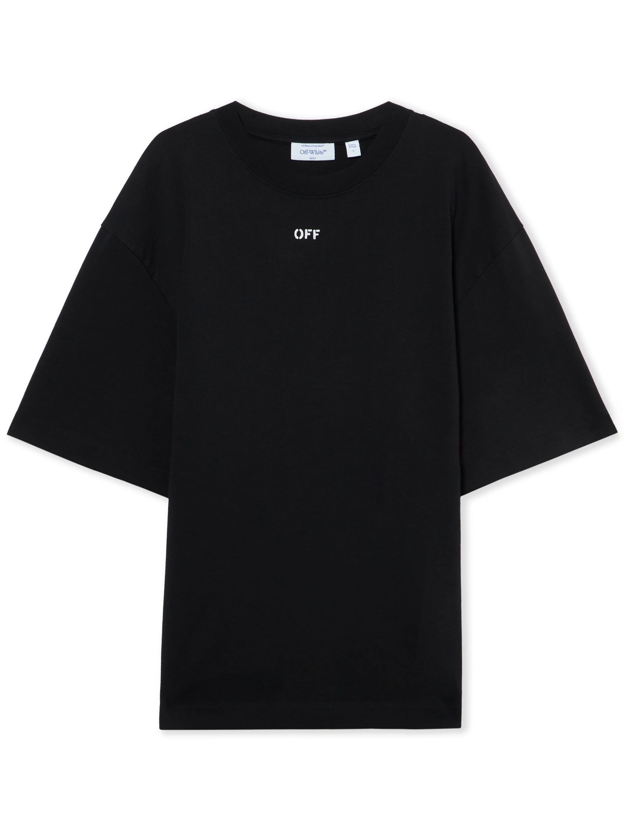 Off White T-shirts and Polos Black Cotton