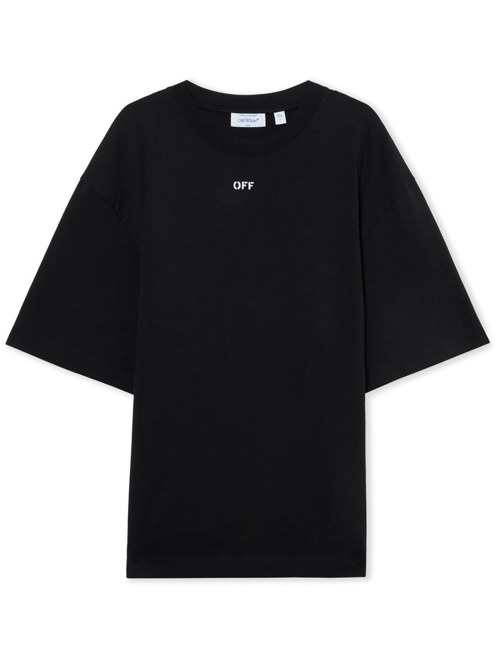 Off White T-shirts and Polos Black Cotton
