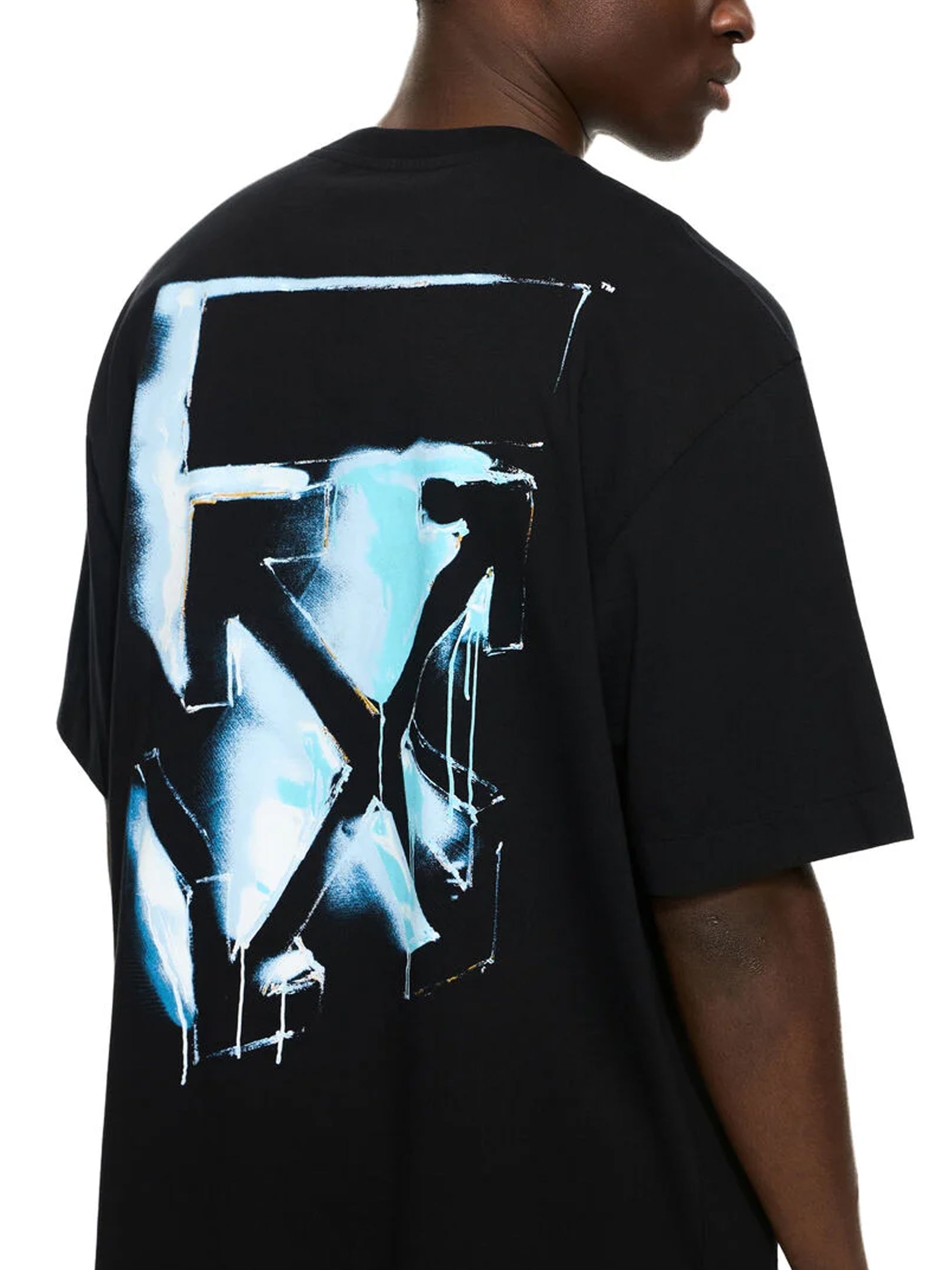 Off White T-shirts and Polos Black Cotton