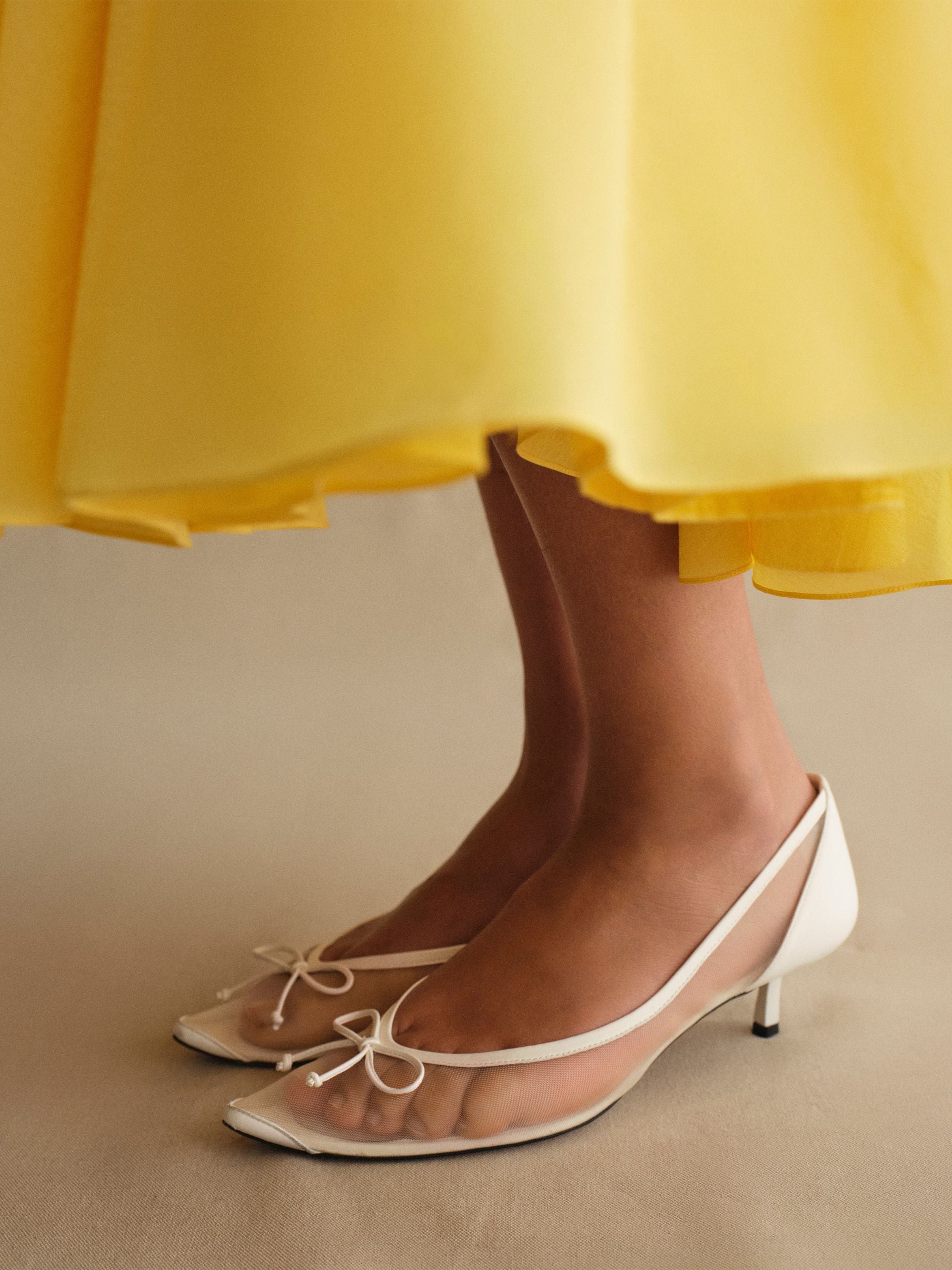 JACQUEMUS High heel shoes White Polyamide