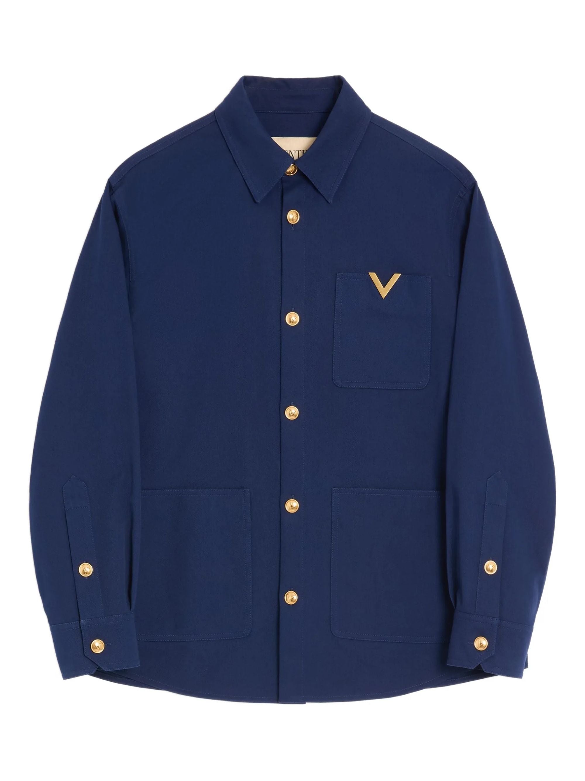 Valentino Shirts Blue Cotton
