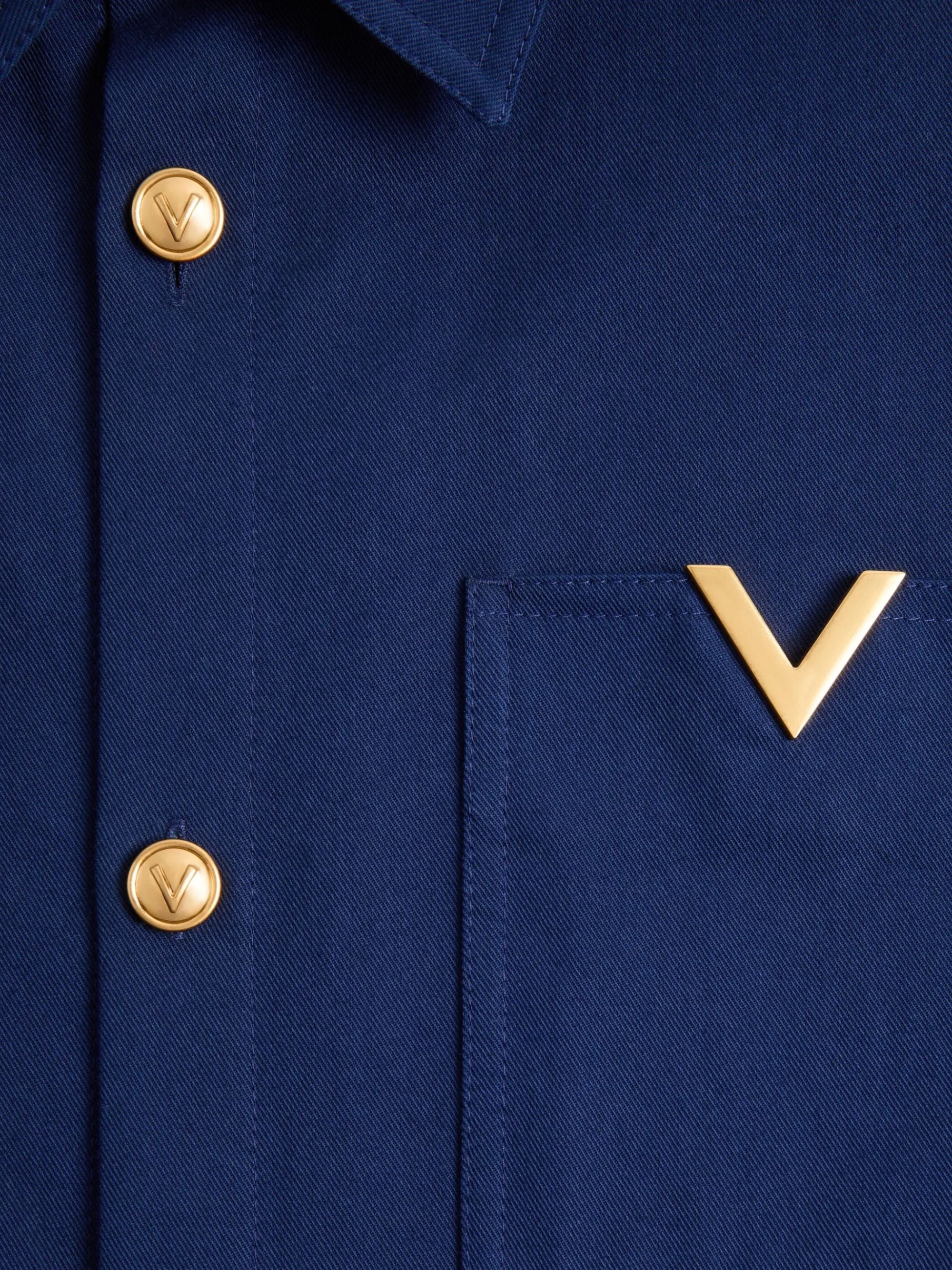 Valentino Shirts Blue Cotton