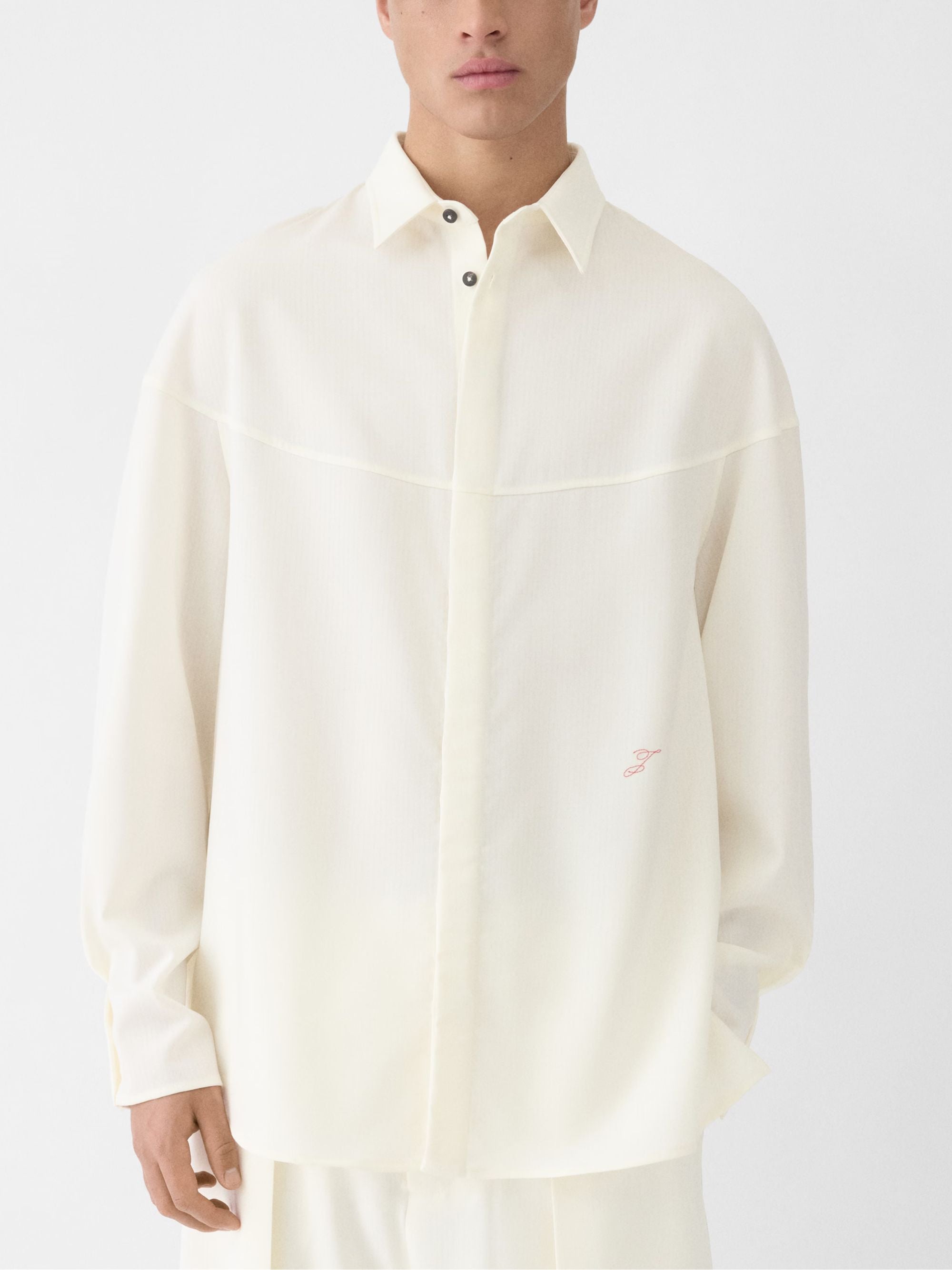 Jacquemus Shirts White Wool