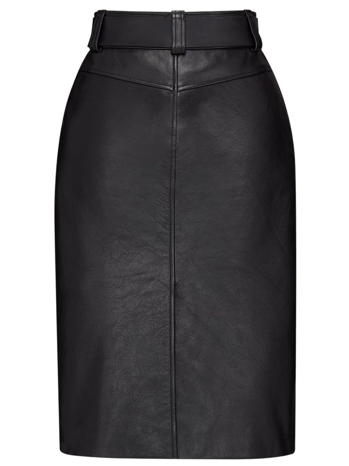 Saint Laurent Skirts Black Cow Leather