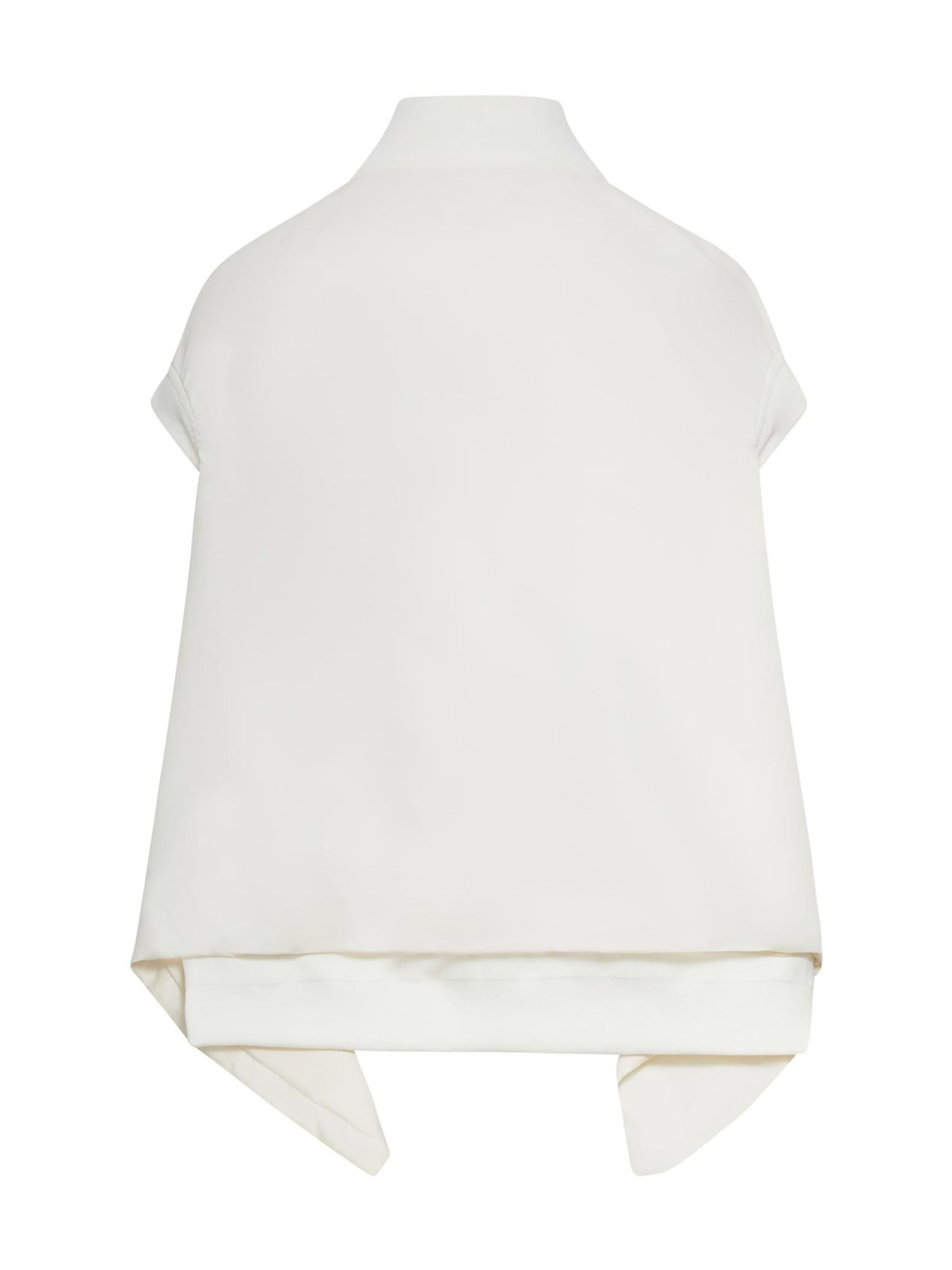 Sacai Sweaters White Nylon