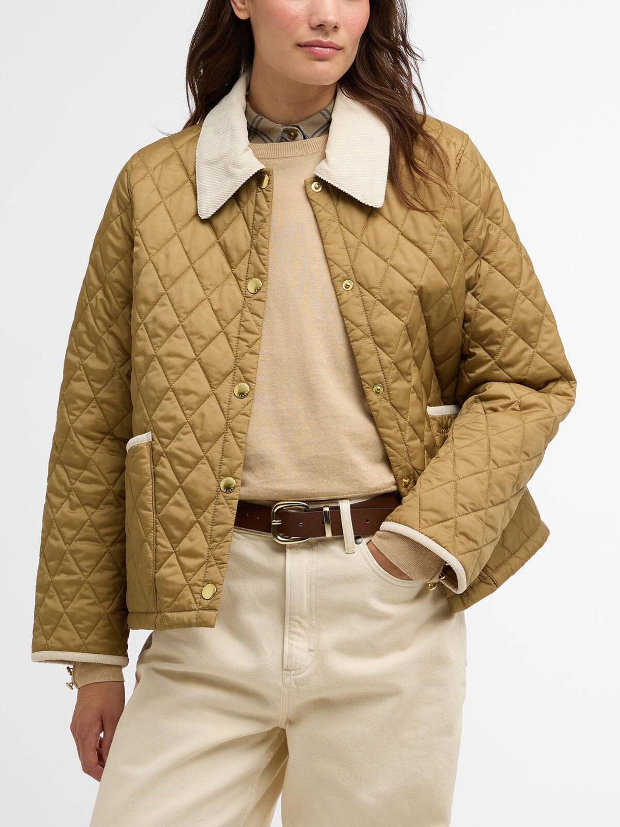 Barbour Coats Beige Polyamide
