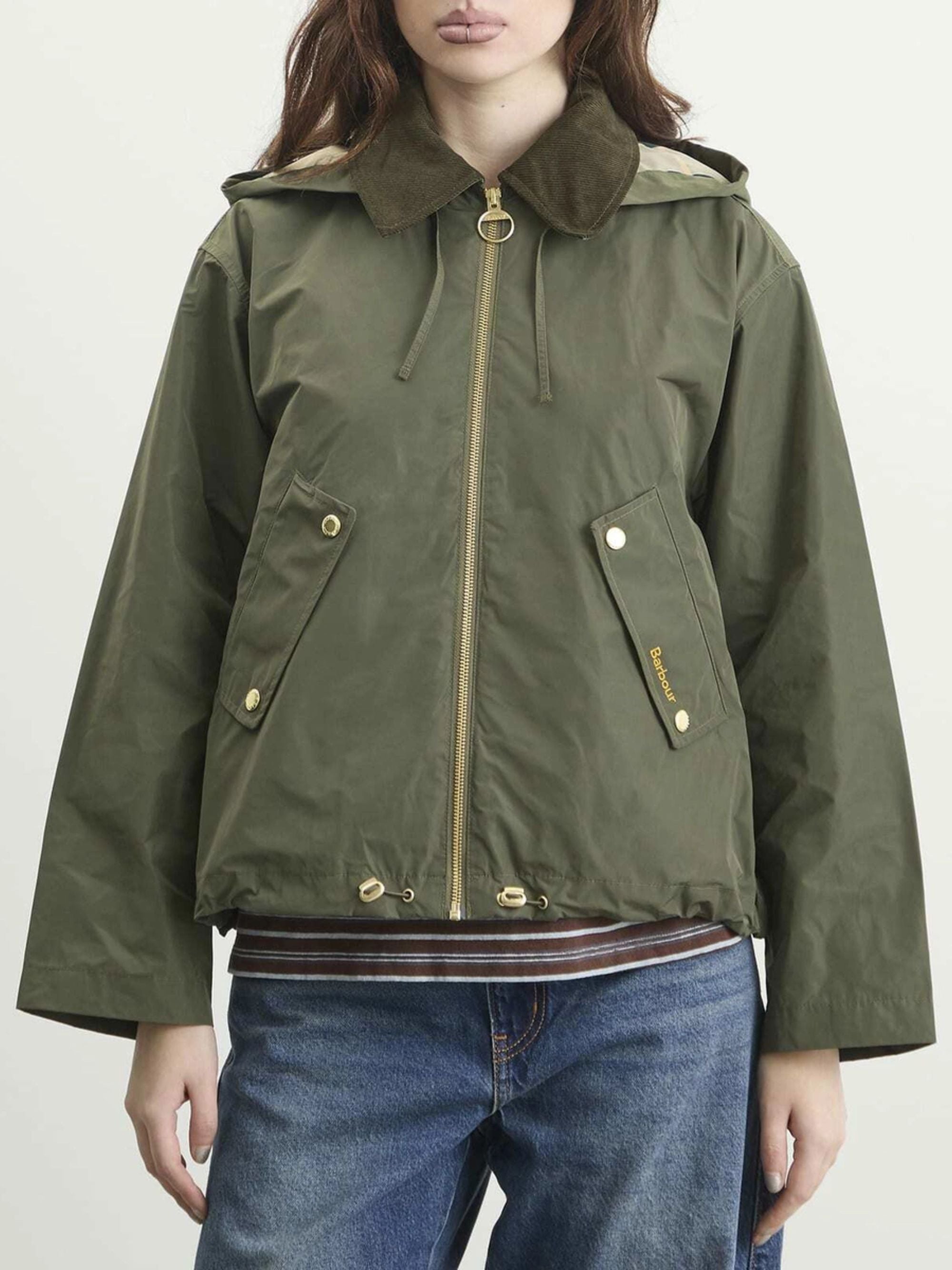 Barbour Coats Green Polyester