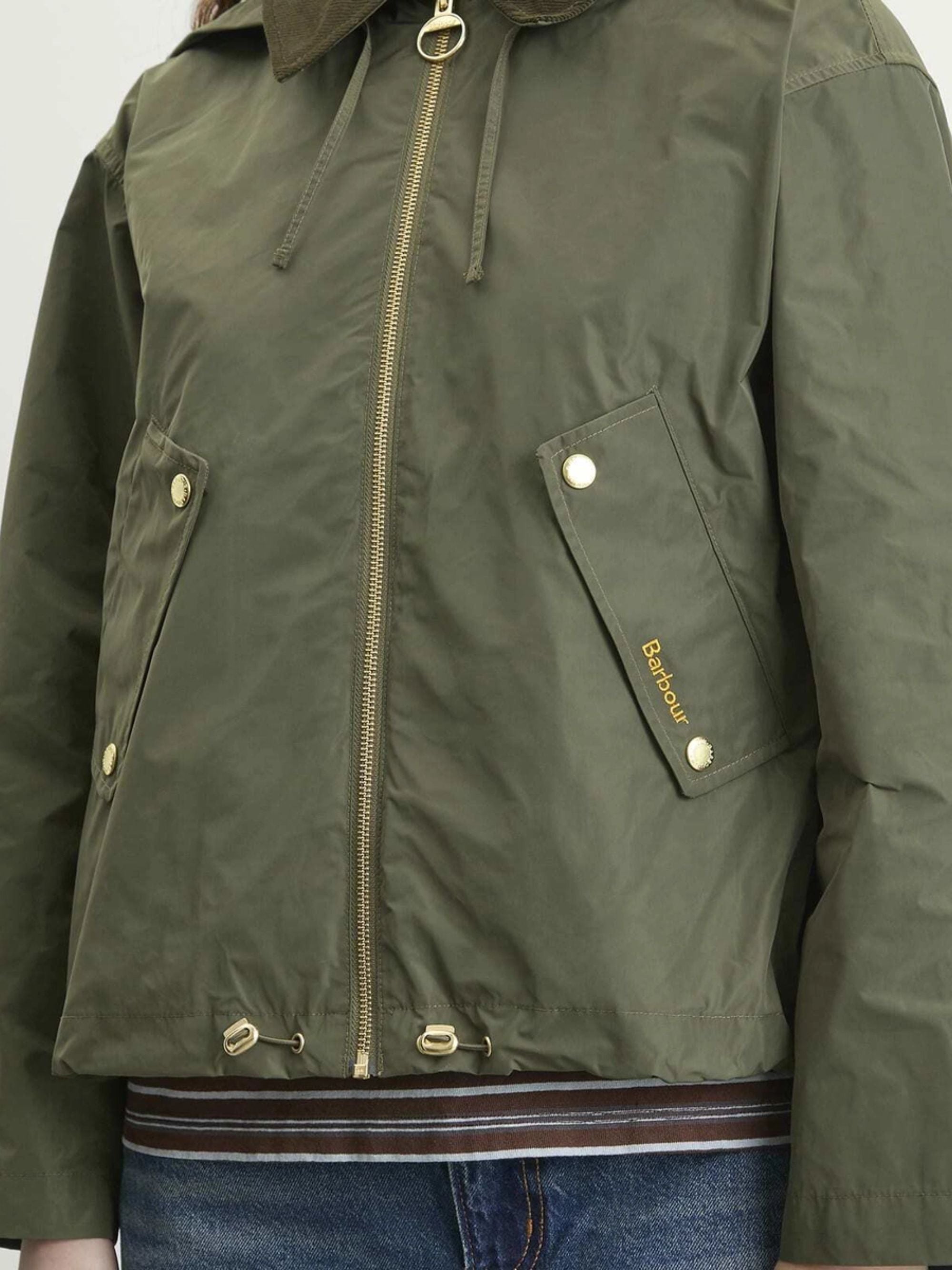 Barbour Coats Green Polyester