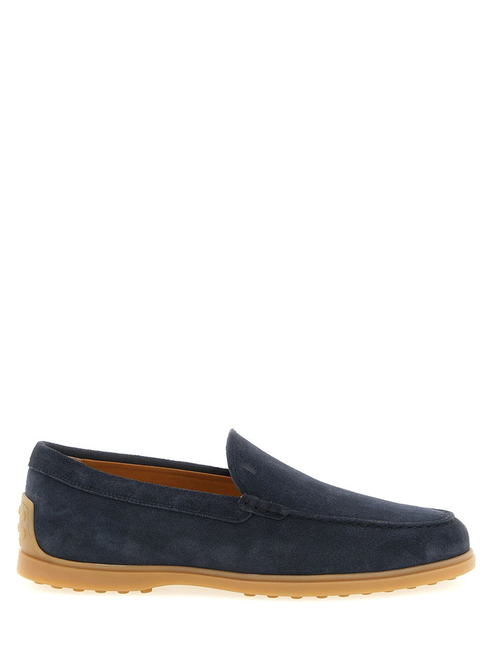 Tods Flat shoes Blue Calfskin
