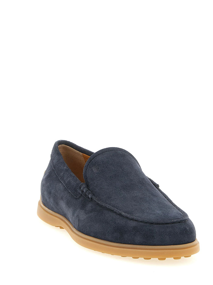 Tods Flat shoes Blue Calfskin