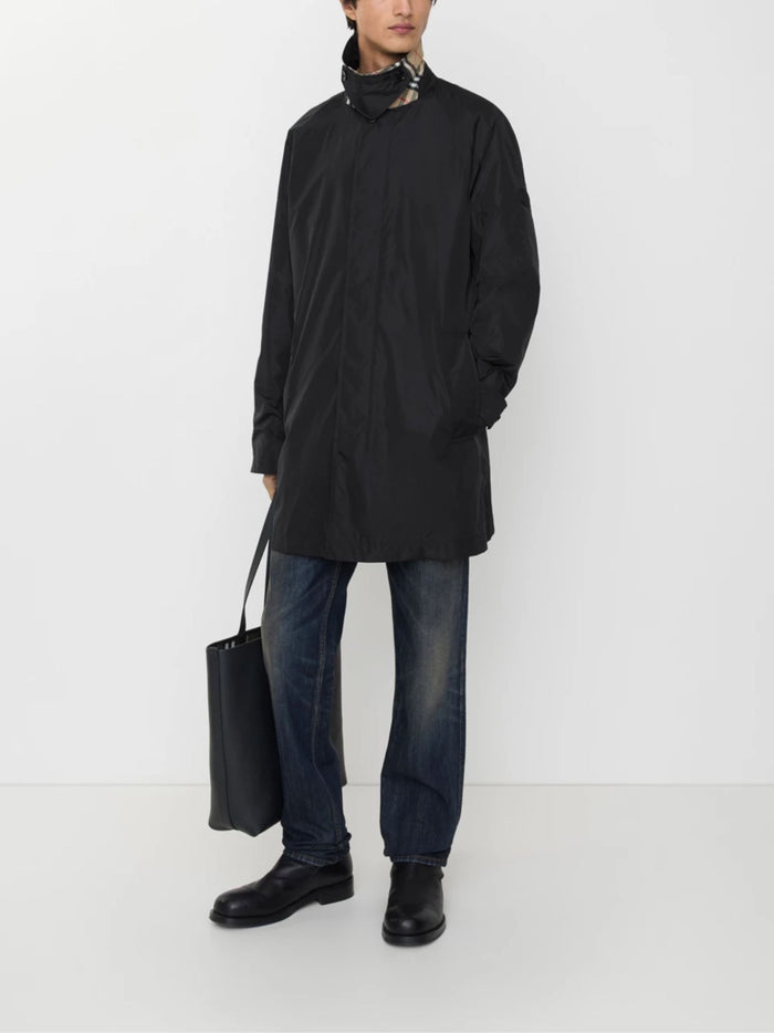 Burberry Coats Black Polyamide (nylon)