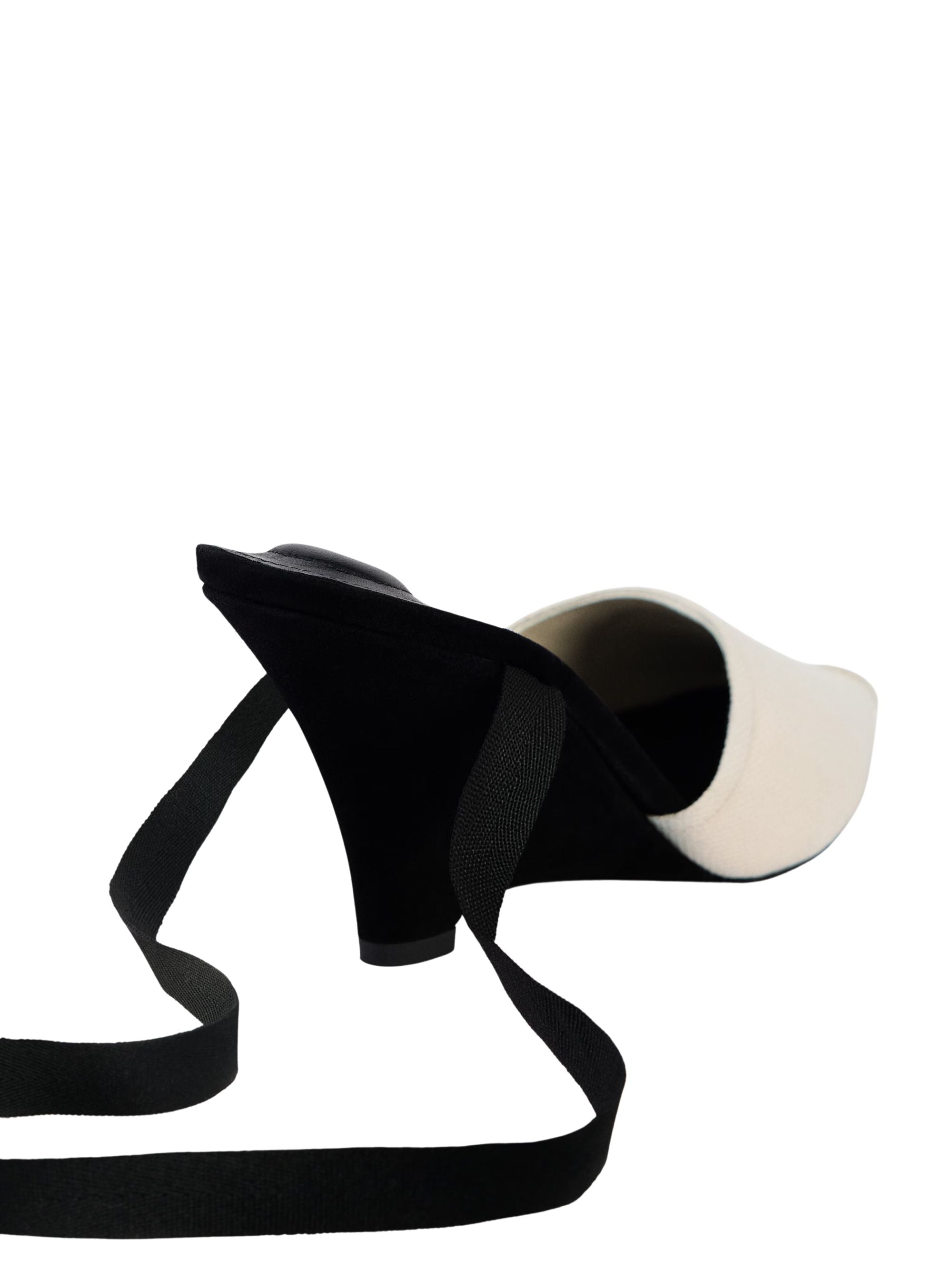 JACQUEMUS With Heel Beige Lamb Leather