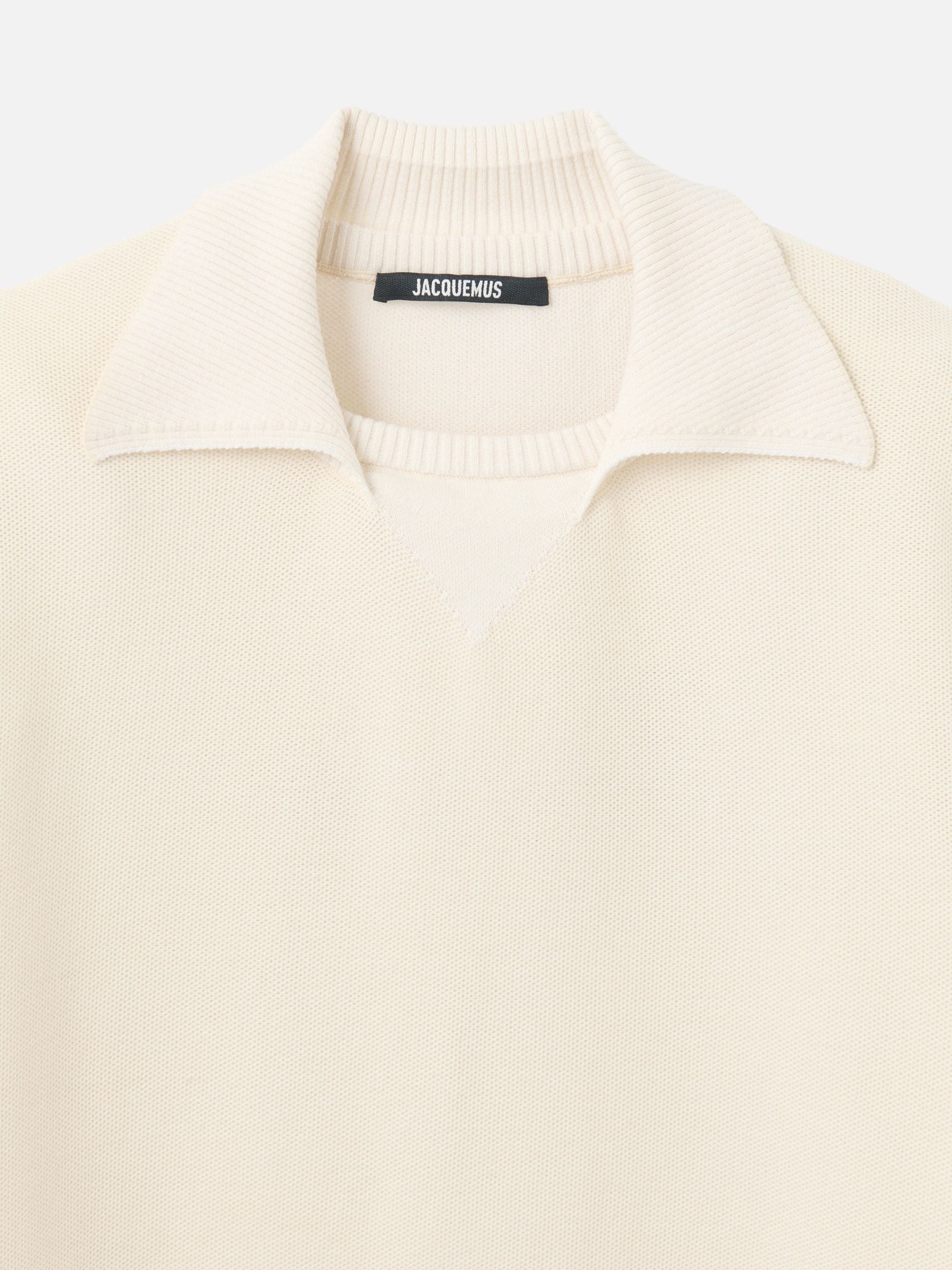 Jacquemus T-Shirts And Polos White Cotton Silk