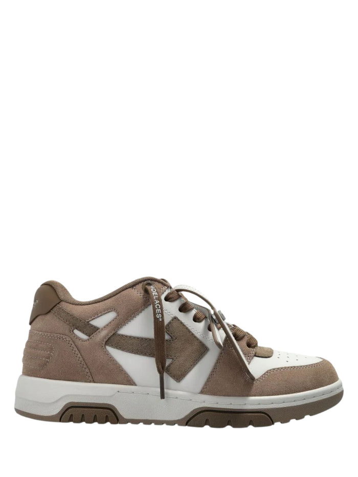 Off White Sneakers Brown