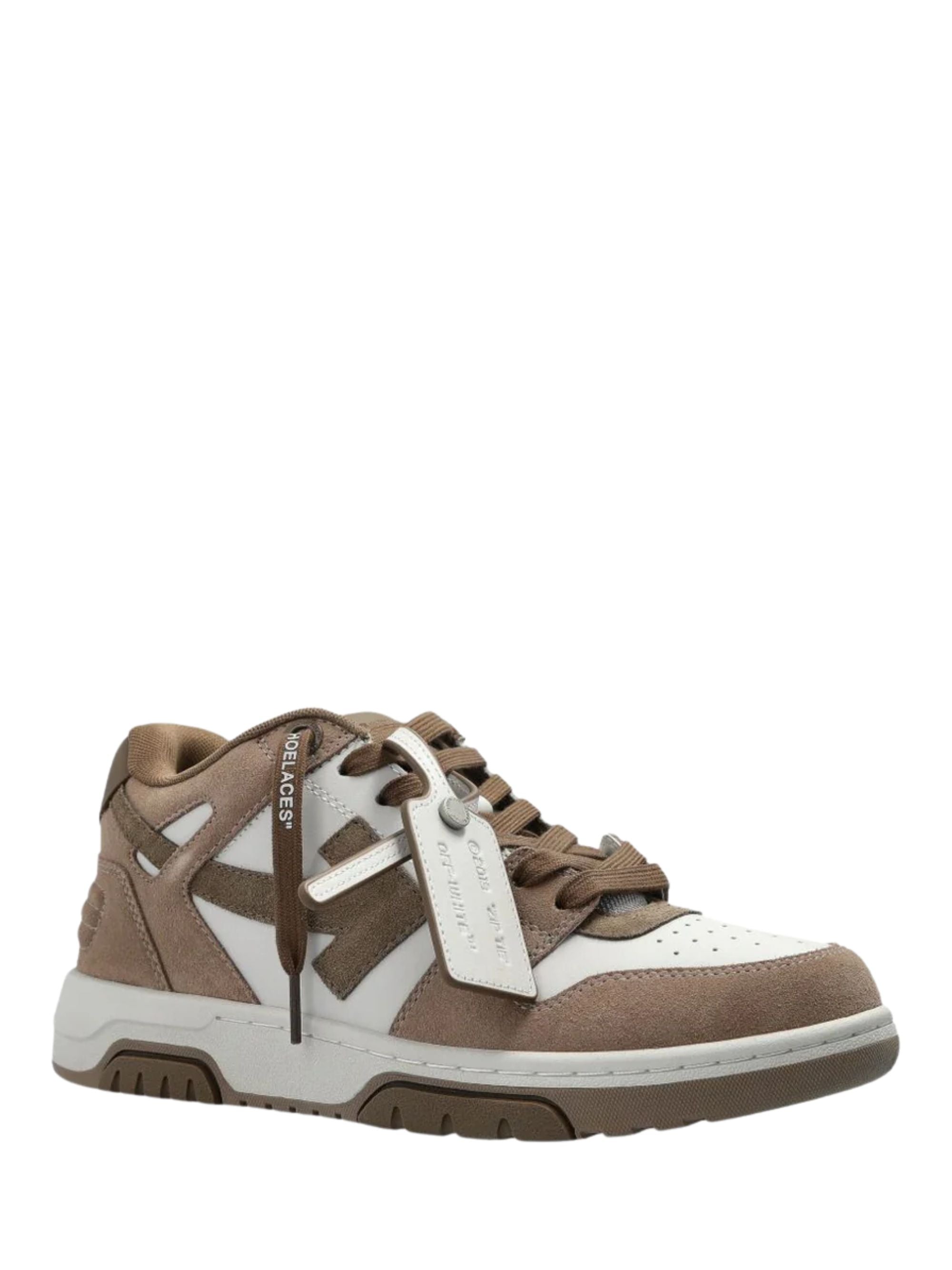 Off White Sneakers Brown