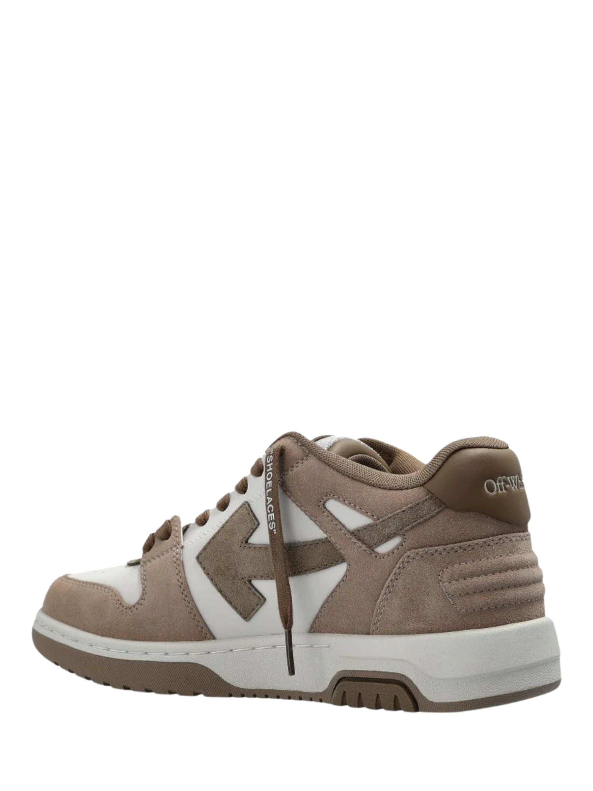 Off White Sneakers Brown