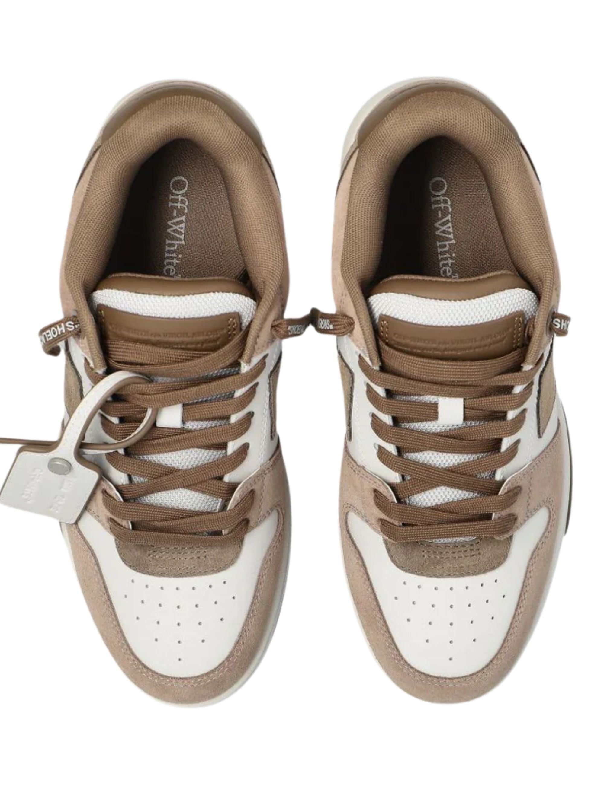 Off White Sneakers Brown