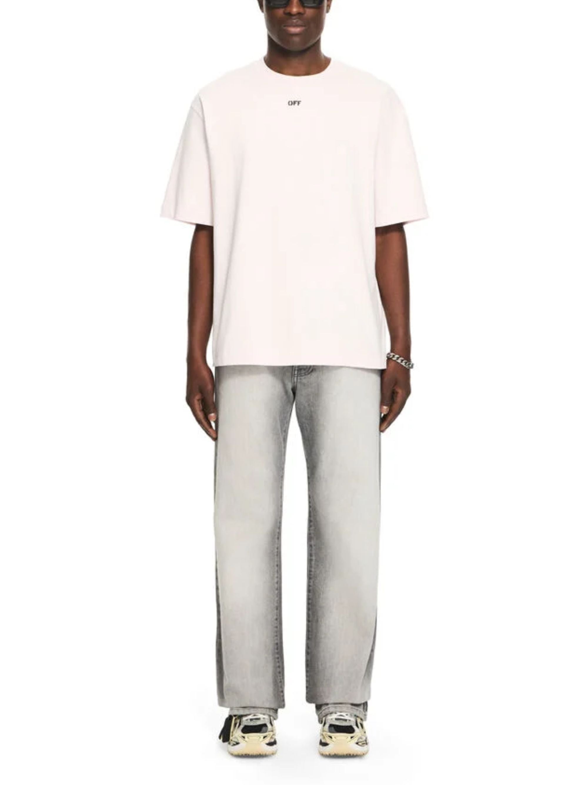 Off White T-shirts and Polos Pink Cotton