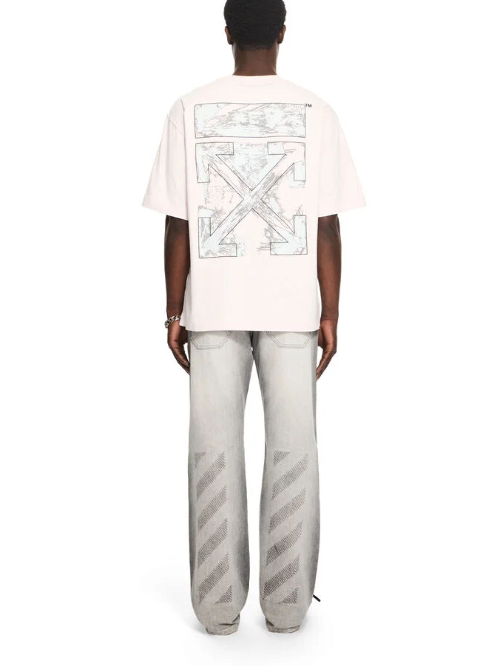 Off White T-shirts and Polos Pink Cotton