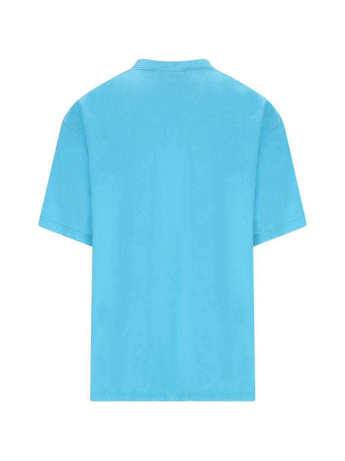 Balenciaga T-shirts and Polos Clear Blue Cotton