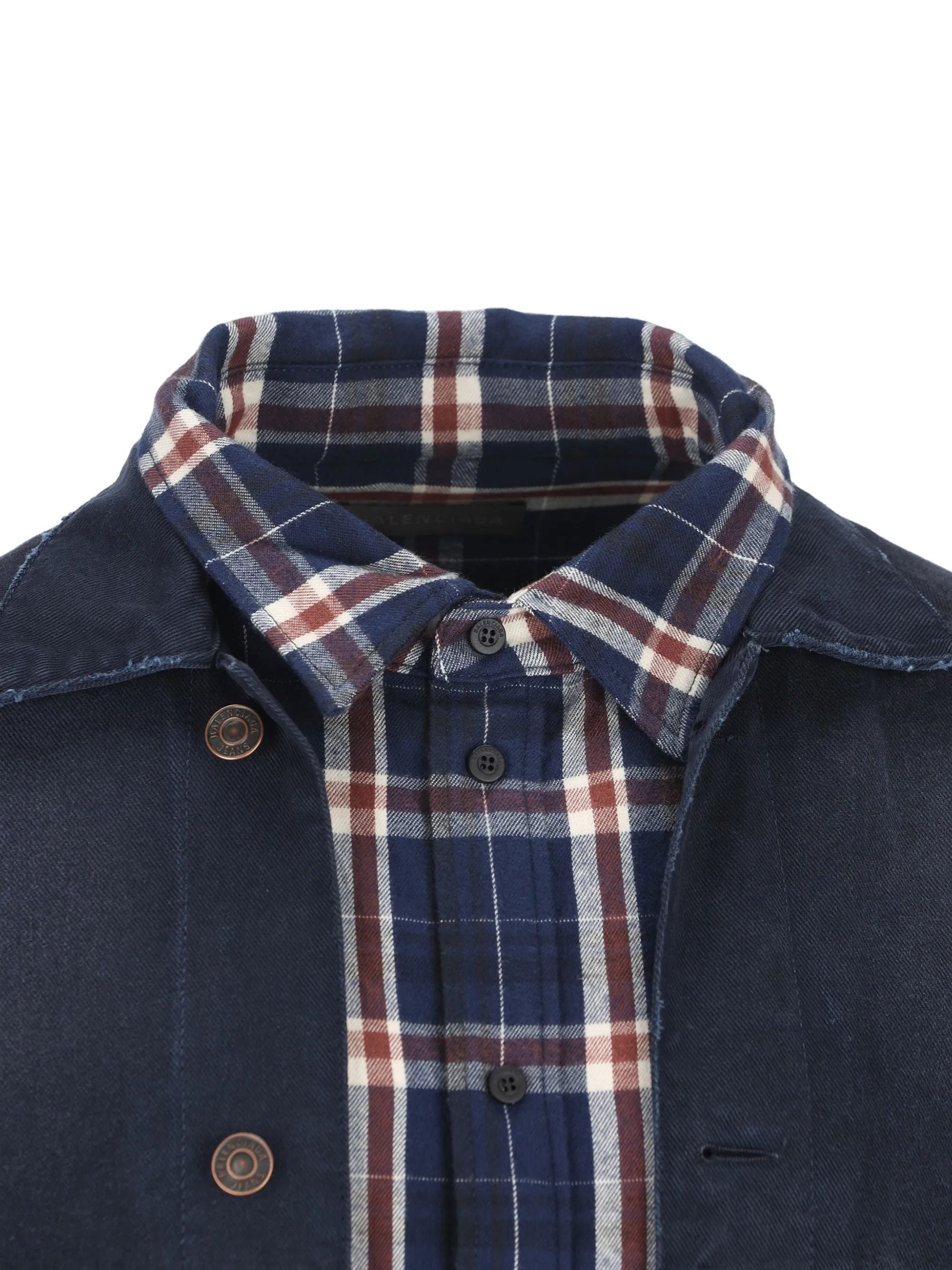 Balenciaga Coats Blue Cotton