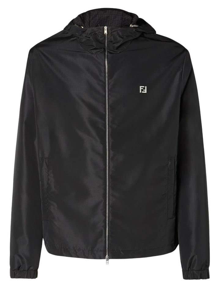 Fendi Coats Black Polyester
