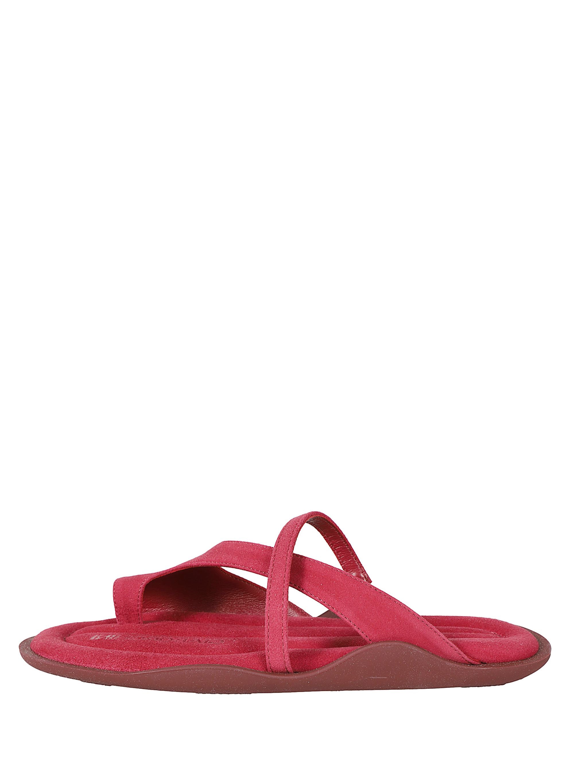 GIA BORGHINI Sandals Red Suede Leather