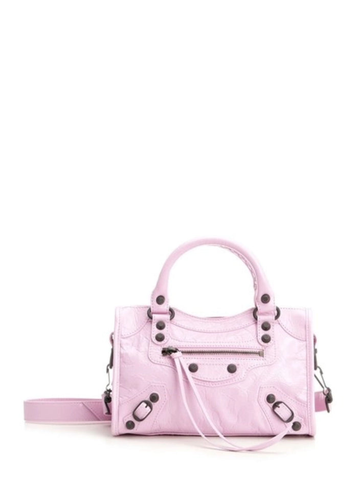 Balenciaga Bags Pink Lamb Leather