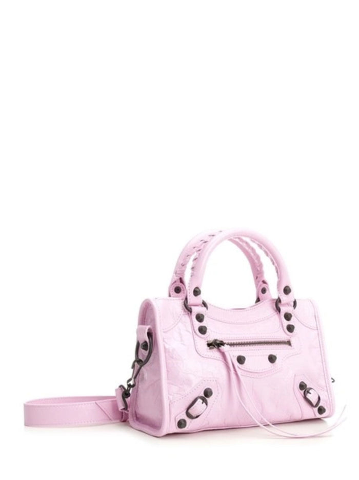 Balenciaga Bags Pink Lamb Leather